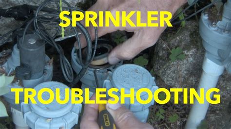 sprinkler main valve leaking|How to Troubleshoot Your Lawn Irrigation System